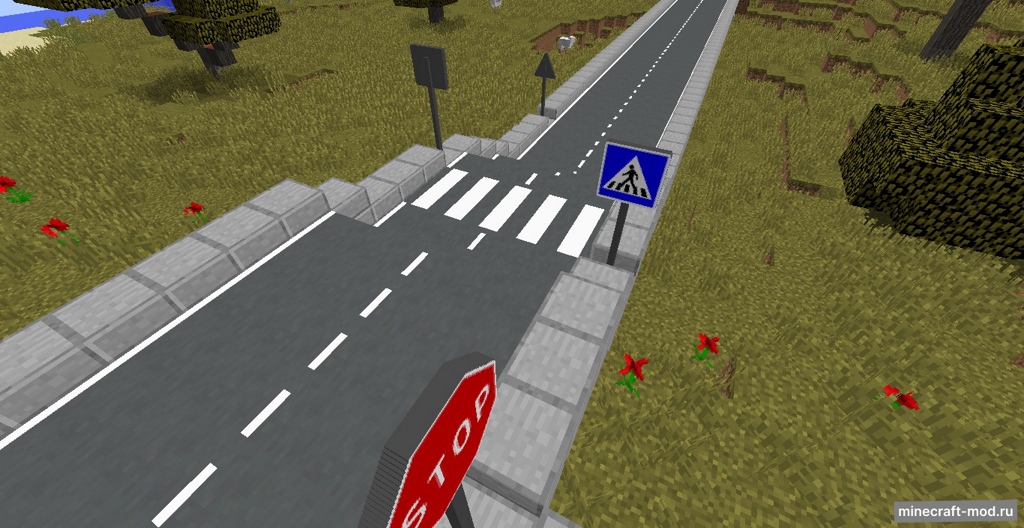Мод More Road для Minecraft 1.20.4, 1.20.1, 1.17.1,  ...