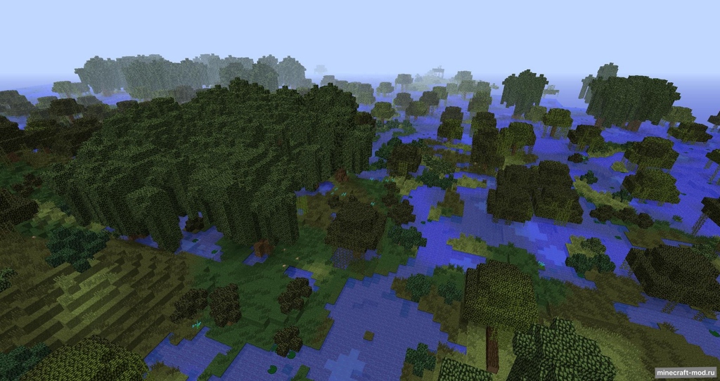 Мод Realistic Terrain Generation для Minecraft 1.12.2, 1.10.2, 1.9.4,  ...