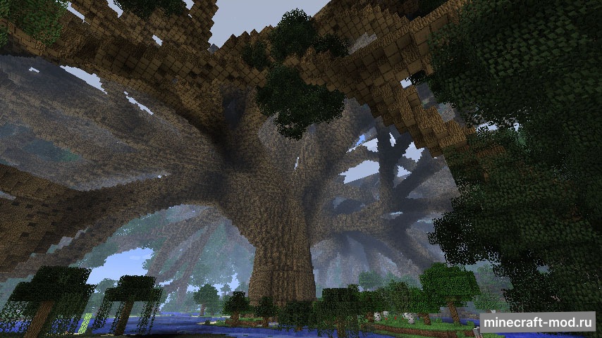 Мод Massive Trees для Minecraft 1.6.4, 1.6.2