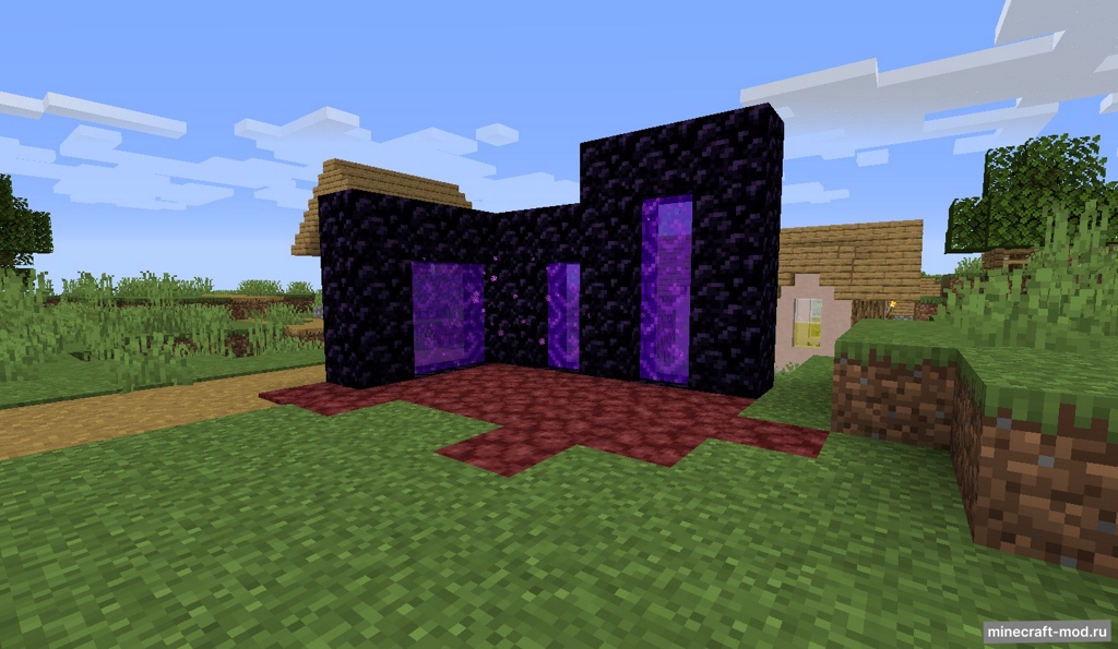 Мод Smaller Nether Portals для Minecraft 1.21.1, 1.21, 1.20.6,  ...