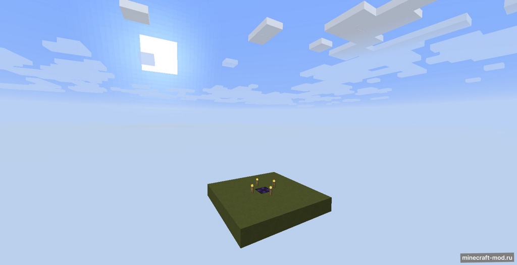 Мод Simple Void World для Minecraft 1.18.2, 1.16.5, 1.16.4,  ...