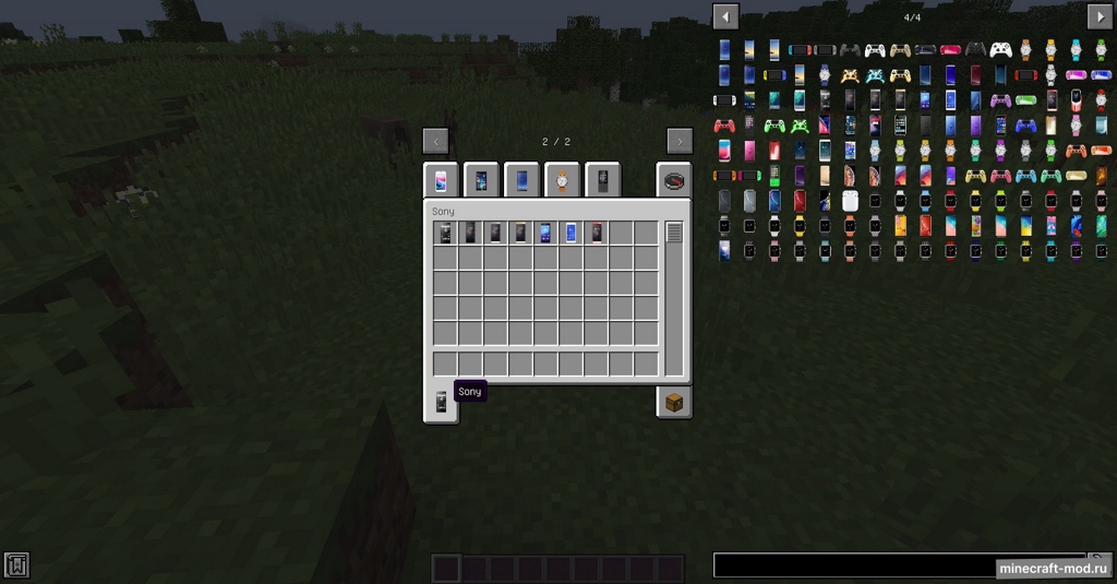Мод Phones and Electronics для Minecraft 1.12.2