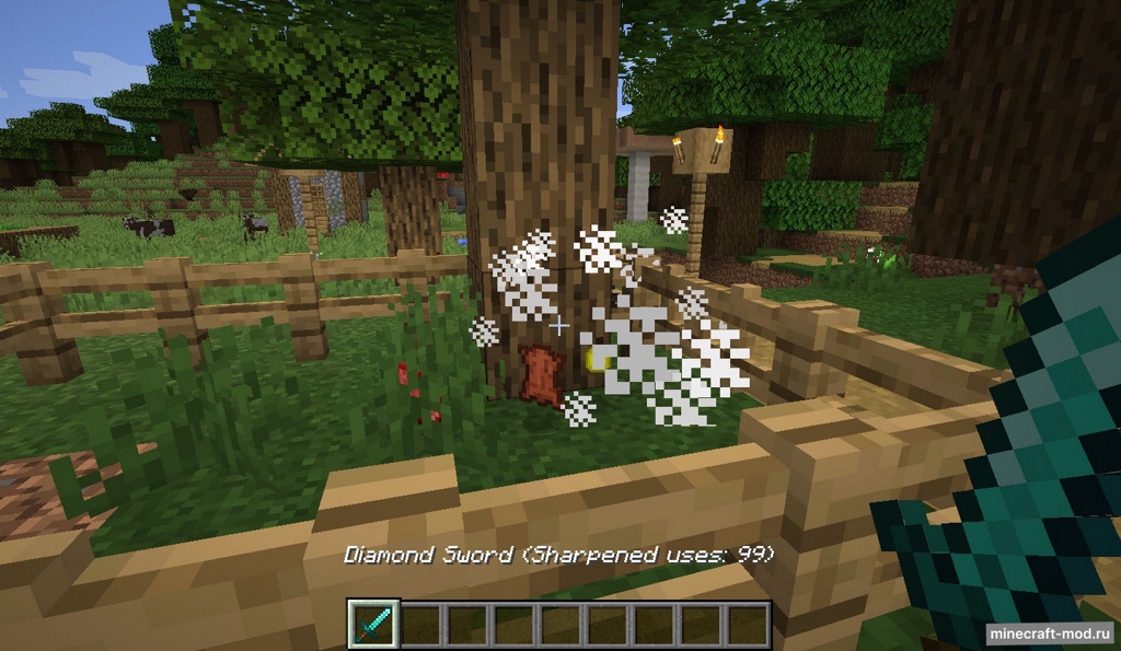 Мод Grindstone Sharper Tools для Minecraft 1.21.1, 1.21, 1.20.6,  ...