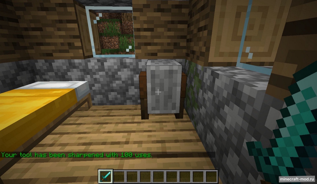 Мод Grindstone Sharper Tools для Minecraft 1.21.1, 1.21, 1.20.6,  ...