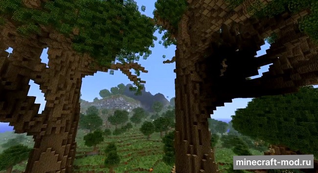 Мод Massive Trees для Minecraft 1.6.4, 1.6.2