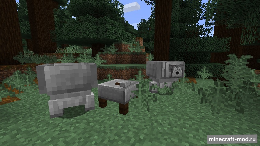 Мод Redstone Mecha для Minecraft 1.14.4