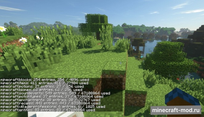 Мод Sampler для Minecraft 1.12.2, 1.11.2, 1.10.2,  ...