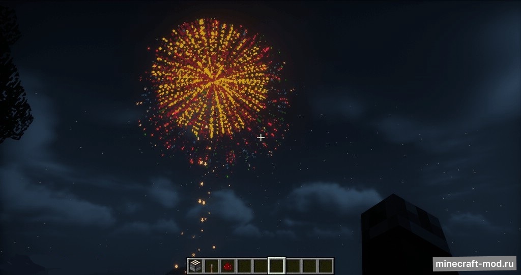 Мод Creative Fireworks для Minecraft 1.15.2, 1.15.1, 1.14.4,  ...