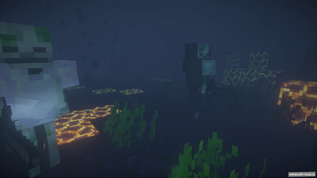 Мод Underwater Biome для Minecraft 1.15.1, 1.14.4