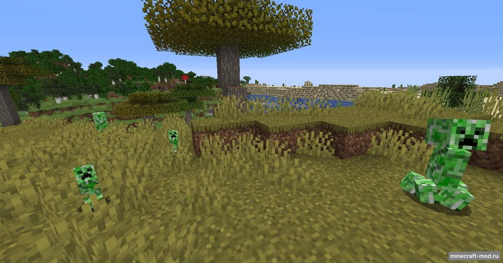 Мод Creeper Spores для Minecraft 1.20.1, 1.20, 1.19.4,  ...