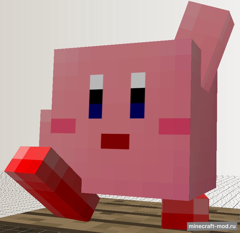 Мод Kirby Enemy для Minecraft 1.7.2, 1.6.2, 1.5.2