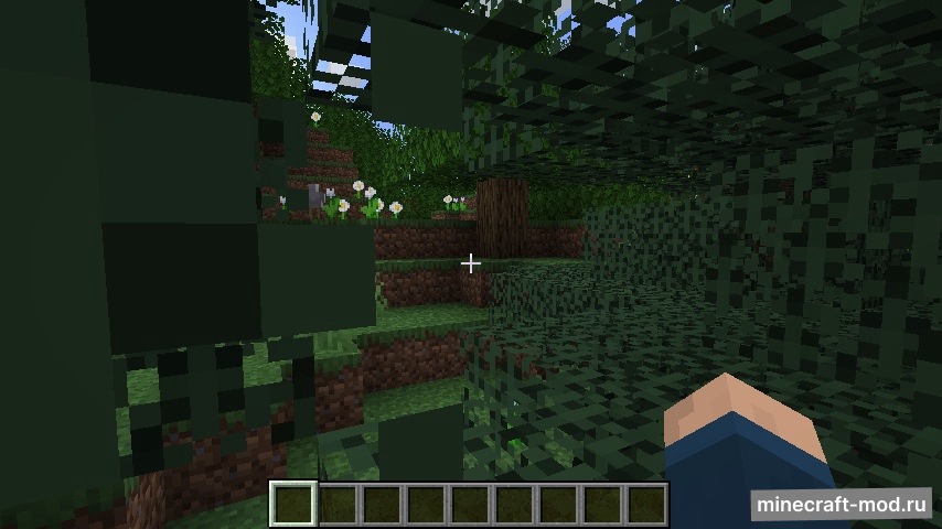 Мод Fabric Passable Leaves для Minecraft 1.18.2, 1.17.1, 1.17,  ...