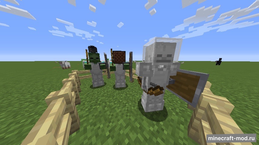 Мод RandomArmorMobs для Minecraft 1.15.2, 1.15.1, 1.14.4,  ...