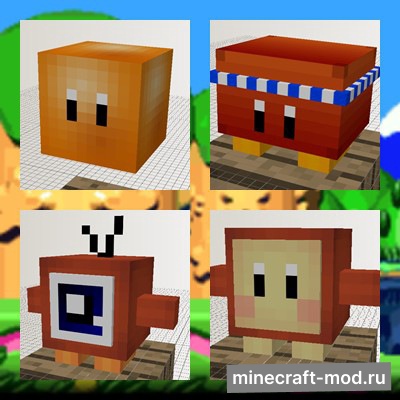 Мод Kirby Enemy для Minecraft 1.7.2, 1.6.2, 1.5.2