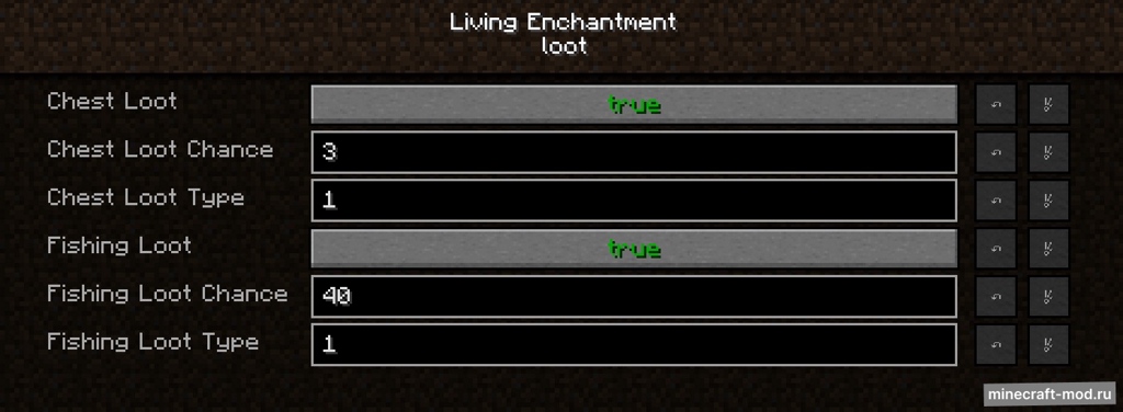 Мод Living Enchantment для Minecraft 1.13.2, 1.12.2