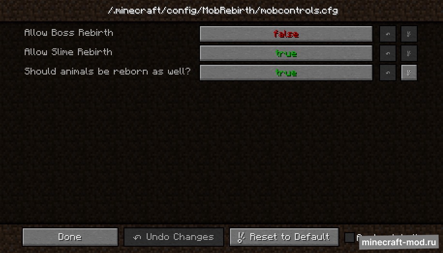 Мод Mob Rebirth для Minecraft 1.18.2, 1.17.1, 1.16.5,  ...