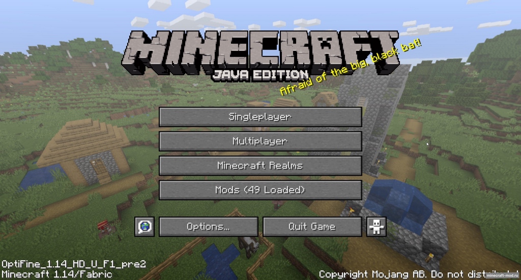 Мод OptiFabric для Minecraft 1.20.4, 1.20.3, 1.20.2,  ...