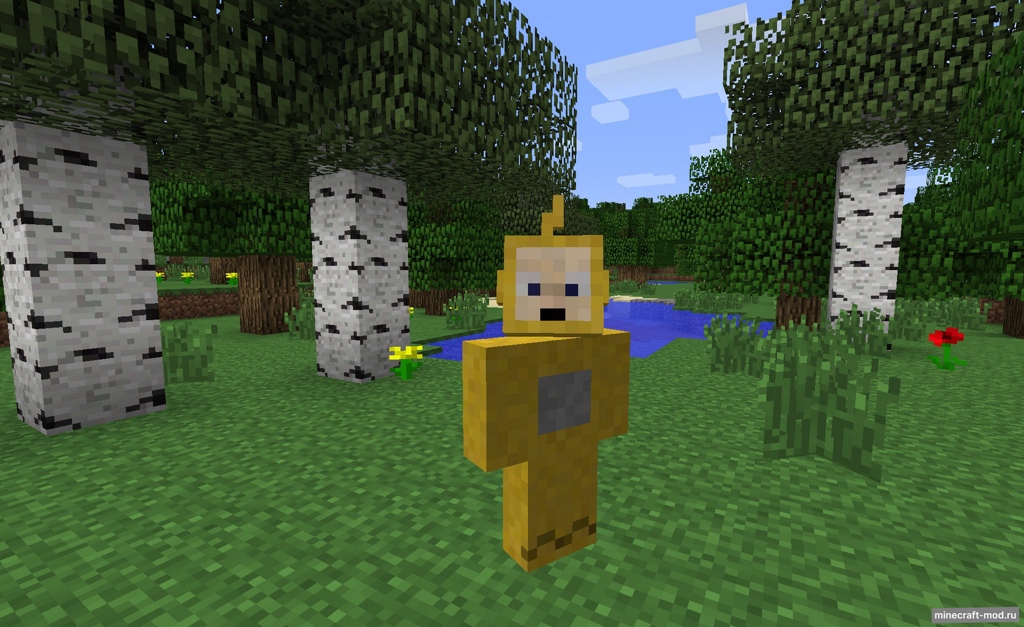 Мод Teletubbie для Minecraft 1.20.4, 1.20.2, 1.20.1,  ...
