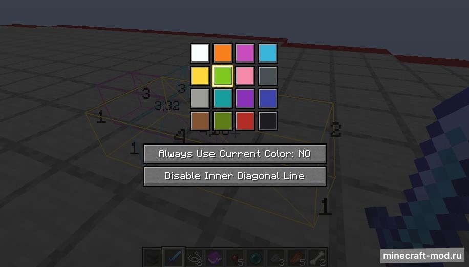 Мод BlockMeterFabric для Minecraft 1.21, 1.20.6, 1.20.5,  ...