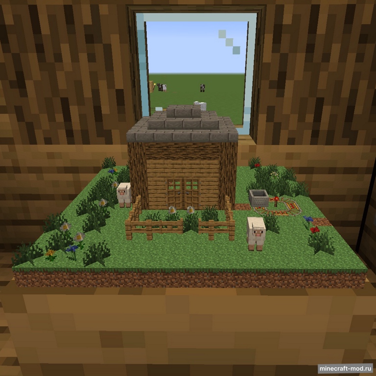 Мод Chunk In A Globe для Minecraft 1.16.5, 1.15.2