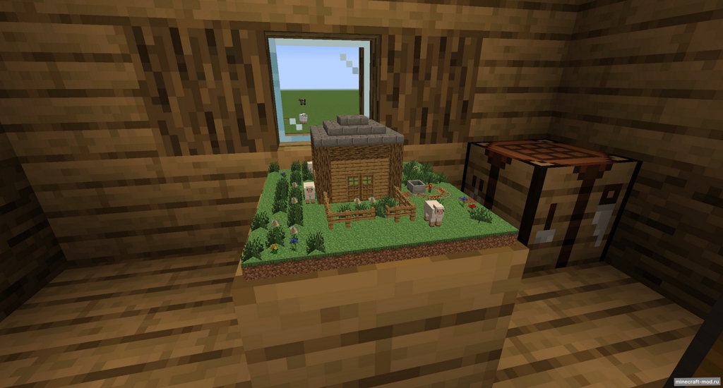 Мод Chunk In A Globe для Minecraft 1.16.5, 1.15.2