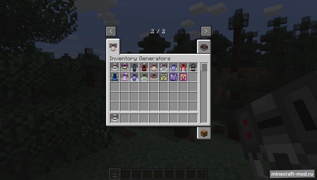 Мод Inventory Generators для Minecraft 1.20.1, 1.15.2, 1.15.1,  ...