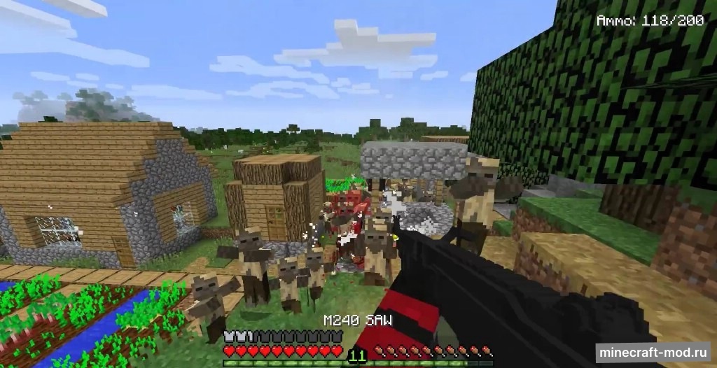 Мод Modern Warfare для Minecraft 1.12.2, 1.11.2, 1.10.2,  ...