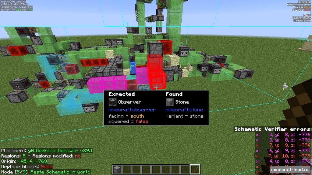 Мод Litematica для Minecraft 1.21.1, 1.21, 1.20.6,  ...