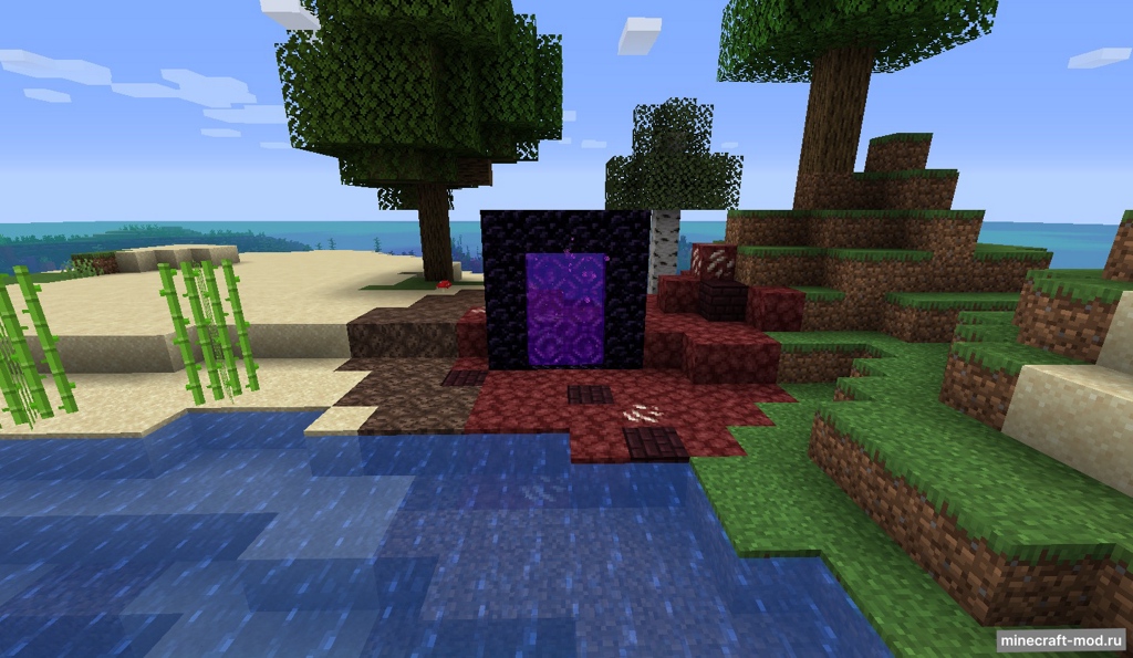 Мод Nether Portal Spread для Minecraft 1.21.1, 1.21, 1.20.6,  ...