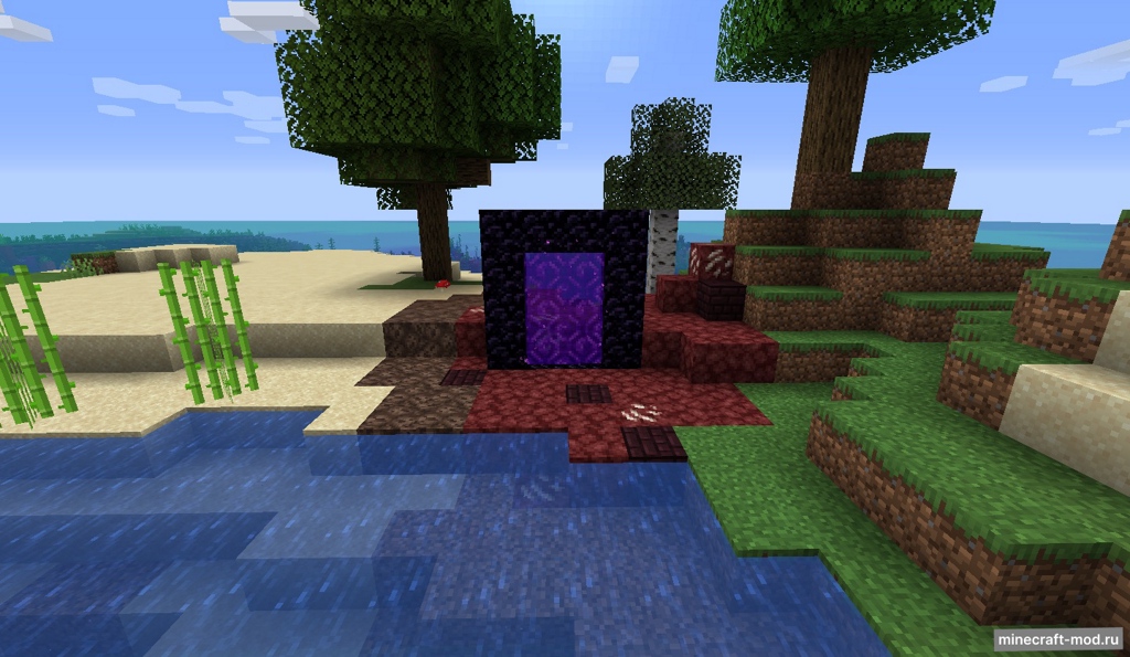 Мод Nether Portal Spread для Minecraft 1.21.1, 1.21, 1.20.6,  ...