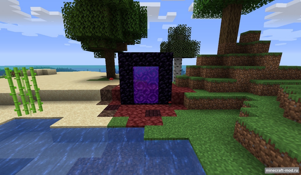 Мод Nether Portal Spread для Minecraft 1.21.1, 1.21, 1.20.6,  ...