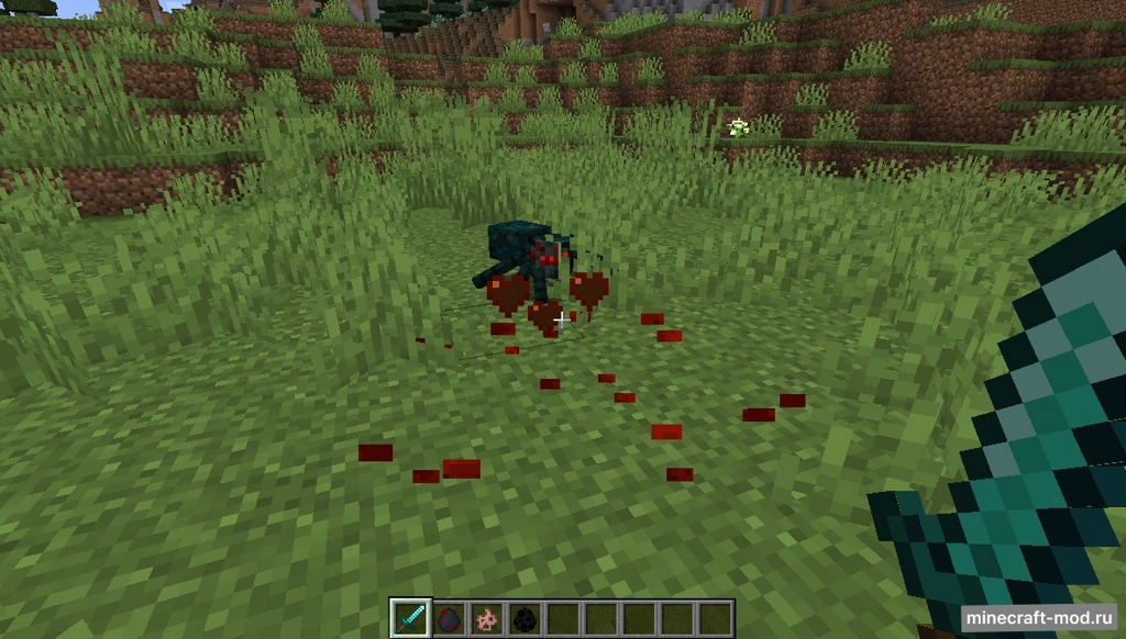 Мод Blood Particles для Minecraft 1.16.5, 1.16.4, 1.16.3,  ...