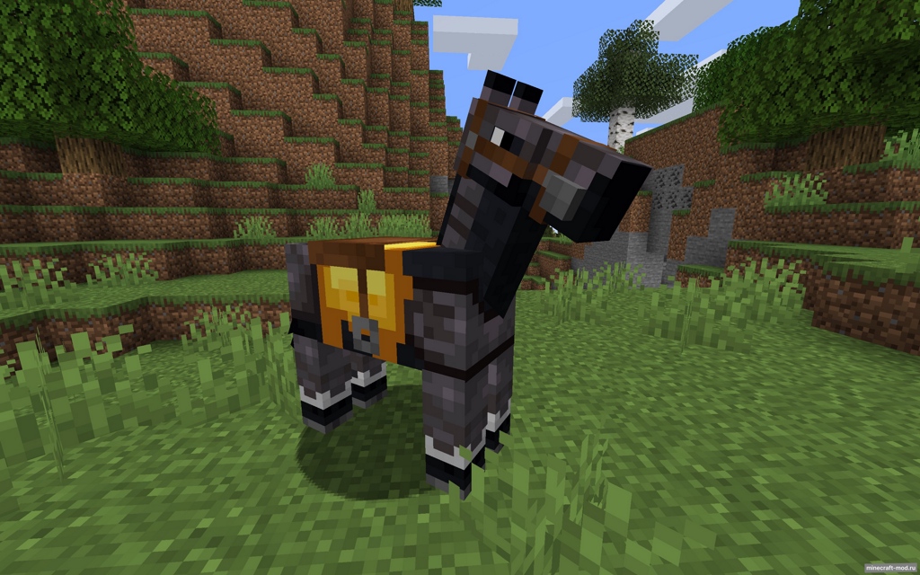 Мод Netherite Horse Armor для Minecraft 1.19, 1.18.1, 1.18,  ...
