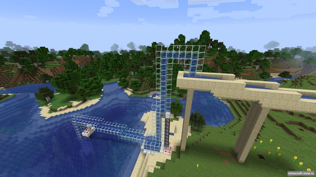 Мод Fluid Physics для Minecraft 1.17.1, 1.16.5, 1.16.4,  ...