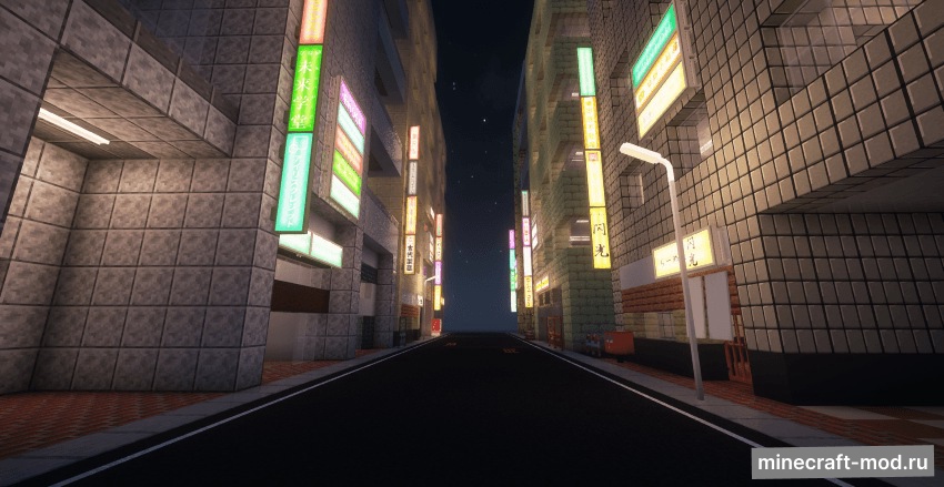 Мод ModernJapanCity для Minecraft 1.20.1, 1.19.2