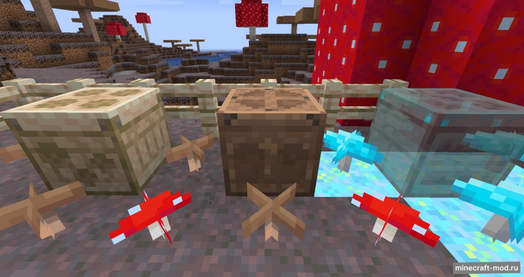 Мод Enhanced Mushrooms для Minecraft 1.20.1, 1.18.2, 1.17,  ...