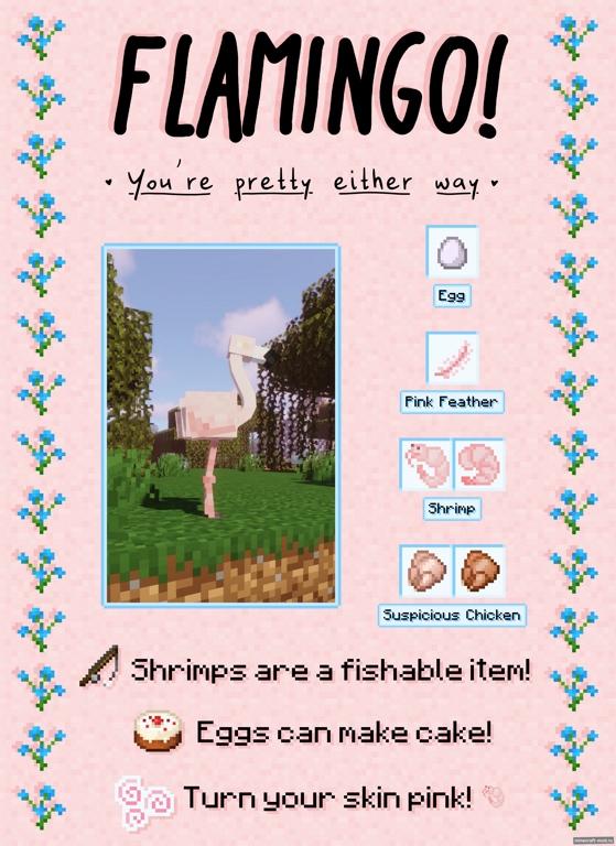 Мод Flamingo, oh, oh, oh... для Minecraft 1.16.5, 1.16.4, 1.16.3,  ...