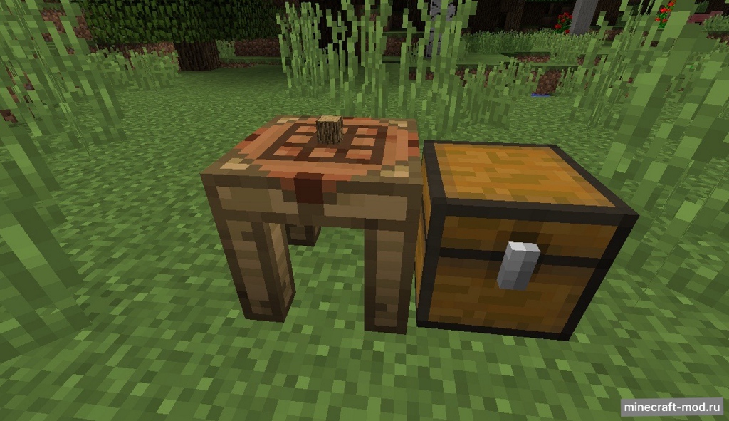 Мод Crafting Station для Minecraft 1.21, 1.20.1, 1.19.3,  ...