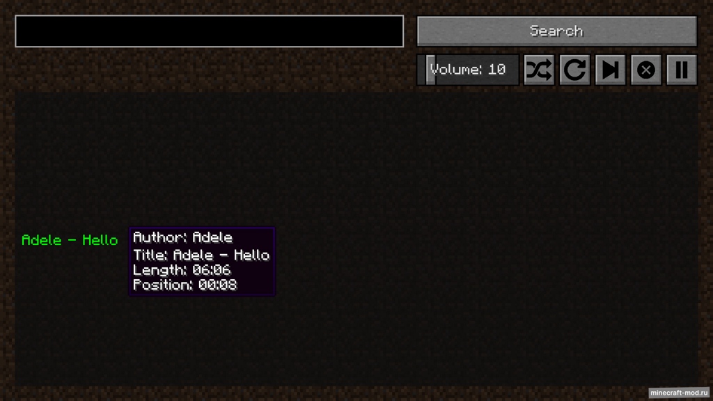 Мод Music Player для Minecraft 1.21, 1.20.6, 1.20.1,  ...
