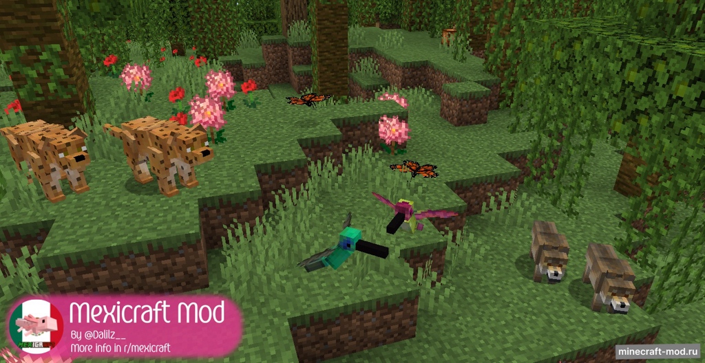 Мод Mexicraft для Minecraft 1.16.5, 1.15.2