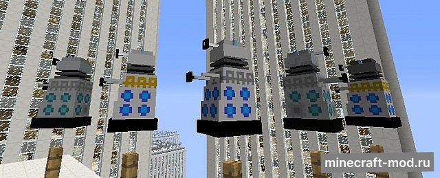 Мод The Dalek для Minecraft 1.19.3, 1.18.2, 1.16.5,  ...