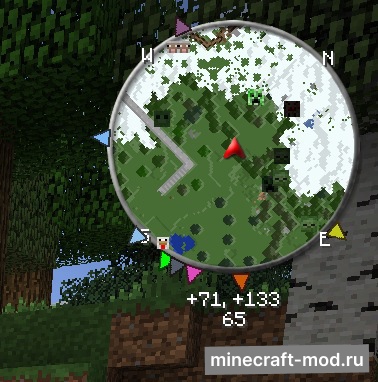 Мод Zan’s Minimap для Minecraft 1.7.10, 1.7.2, 1.6.4