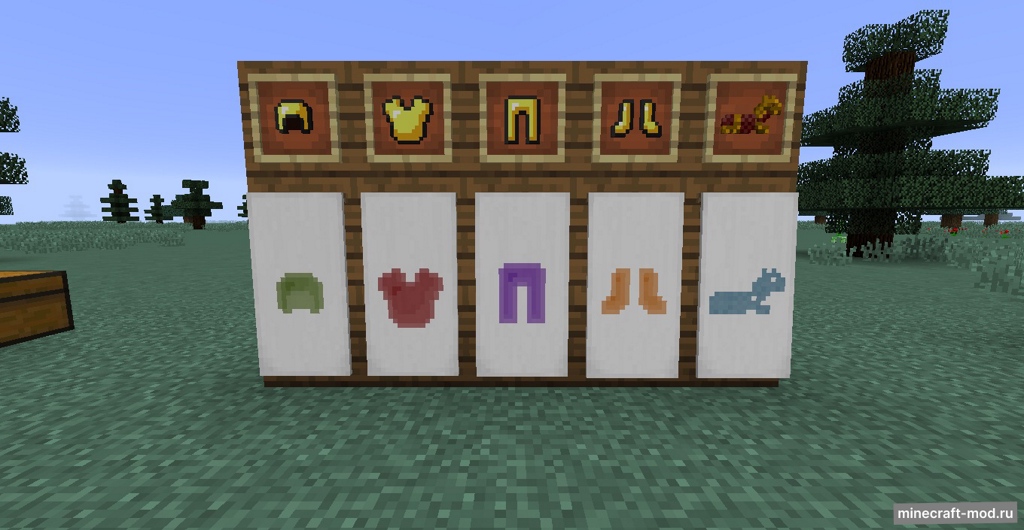 Мод Additional Banners для Minecraft 1.20.4, 1.20.3, 1.20.2,  ...