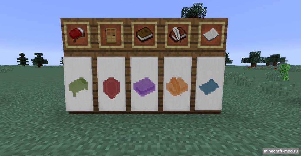 Мод Additional Banners для Minecraft 1.20.4, 1.20.3, 1.20.2,  ...