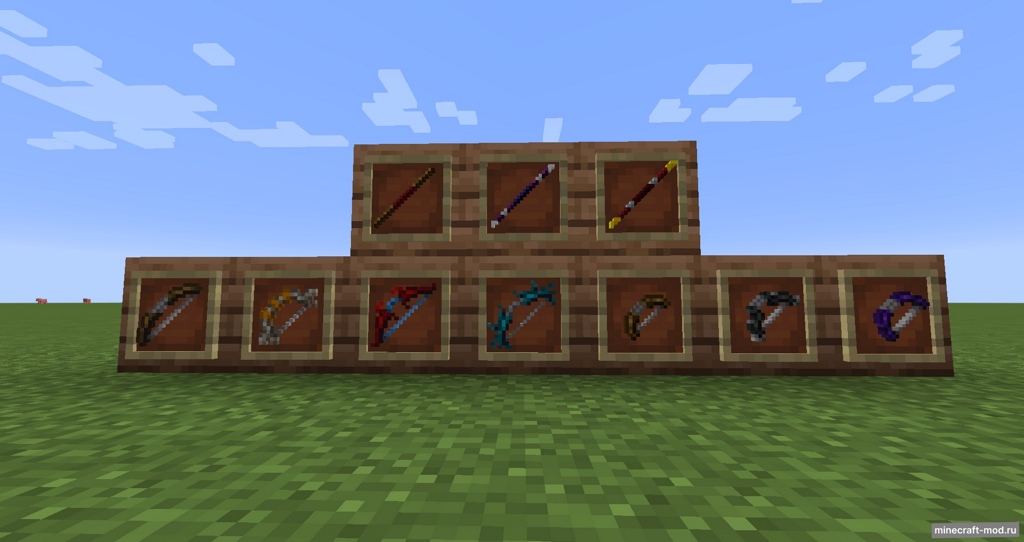 Мод MC Dungeons Weapons для Minecraft 1.20.1, 1.20, 1.19.4,  ...