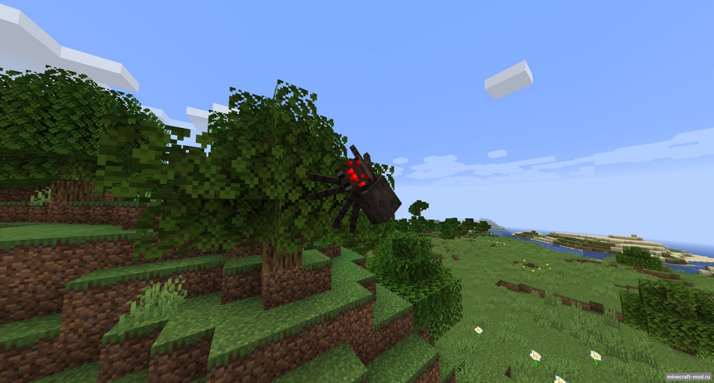 Мод Spiders 2.0 для Minecraft 1.16.5, 1.16.4, 1.16.3,  ...