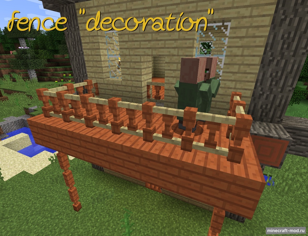 Мод Custom fences and walls для Minecraft 1.21, 1.20.1, 1.20,  ...