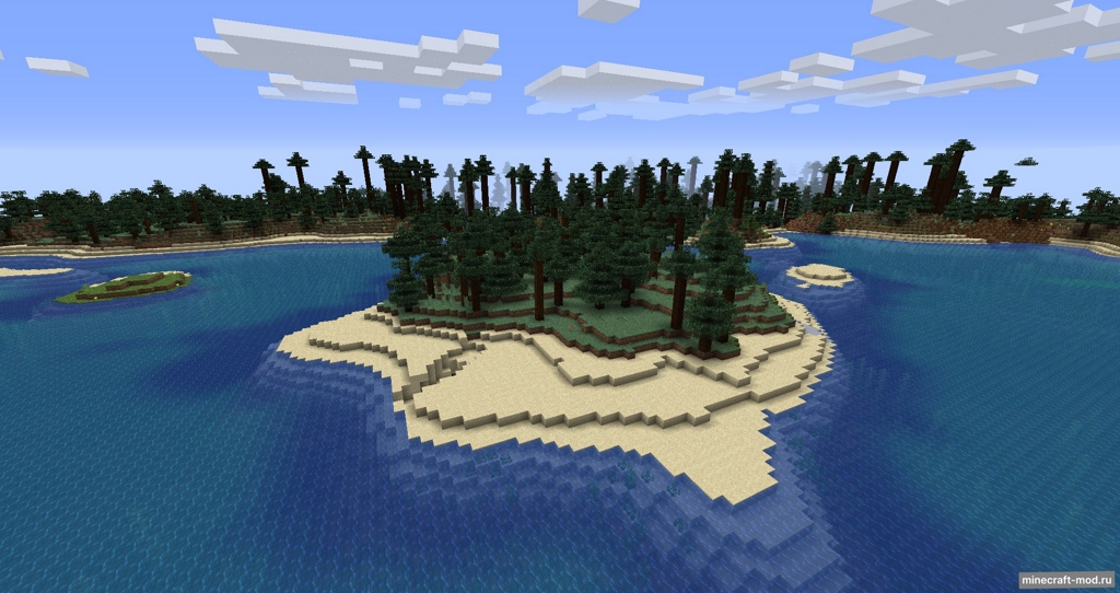 Мод Classic Beaches для Minecraft 1.17.1, 1.17, 1.16.5