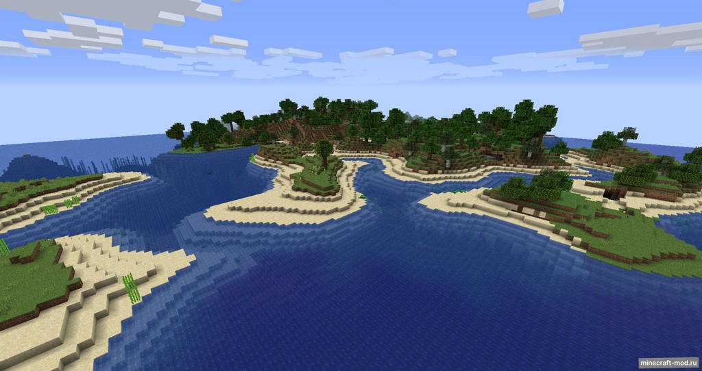 Мод Classic Beaches для Minecraft 1.17.1, 1.17, 1.16.5