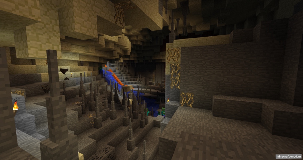 Мод YUNG's Better Caves для Minecraft 1.16.5, 1.16.4, 1.15.2,  ...